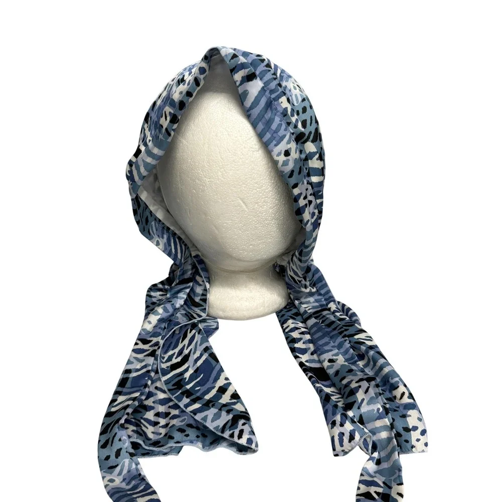 Hats For‎ You Bandana Womens One Size Blue Calypso Denim Fantasy Headscarf